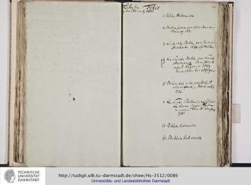 Bibeln Folio gedruckt nach 1600