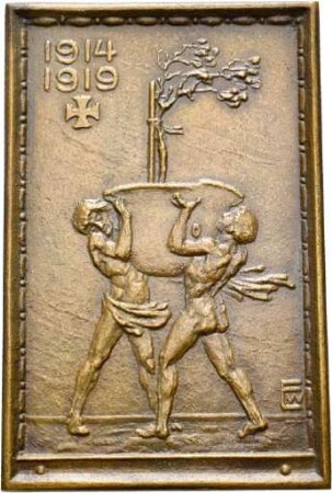 Medaille auf die Heimkehr aus dem Krieg
