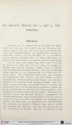 Die deutsche Malerei des 14. und 15. Jahrhunderts