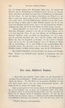 298-313 Vier neue, illustrierte Romane