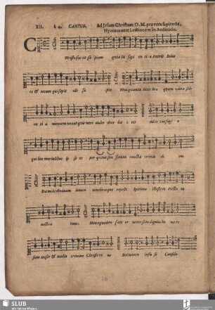 XII. Hymnus pro vera sapientia: Christe fac ut sapiam