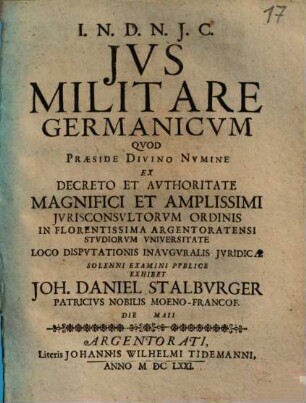 Ius Militare Germanicum