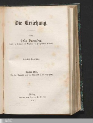 2: Die Erziehung