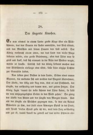 28. Der singende Knochen.