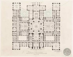 Parlament: Grundriss EG, 1:200