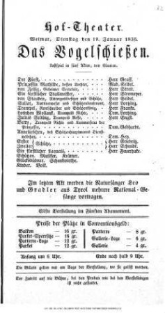 Das Vogelschießen