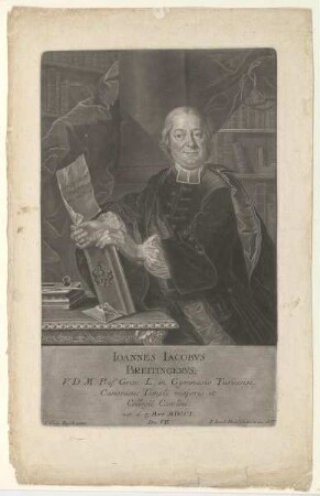 Bildnis des Ioannes Iacobvs Breitingervs