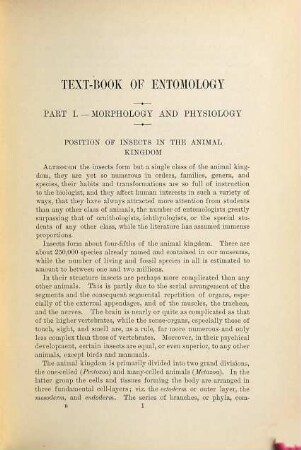 A text-book of entomology : including the anatomy, physiology, embryology and metamorphoses of insects ; for use in agricultural and technical schools and colleges as well as by the working entomologist