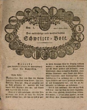 Der aufrichtige und wohlerfahrene Schweizer-Bote. 16. 1819