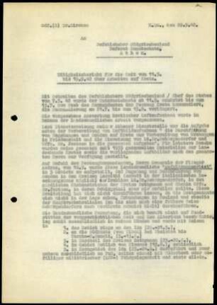 E. Kirsten, Tätigkeitsbericht für die Zeit vom 11.5. bis 19.9.42 über Arbeiten auf Kreta