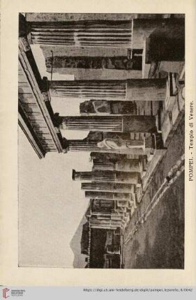 Pompei. – Tempio di Venere. – Temple de Venus – The Temple to Veus – Venus Tempel