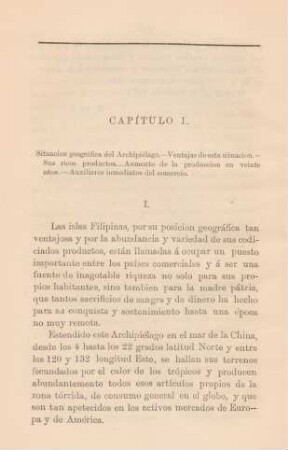 Capítulo I. Situacion geográfica del Archipiélago ...