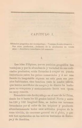 Capítulo I. Situacion geográfica del Archipiélago ...