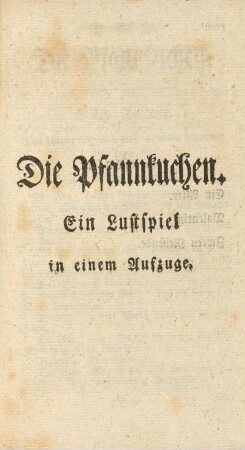 Die Pfannkuchen