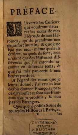 Les illustres Françoises : Histoires veritables ; Ou l'on trouve, dans des caractères très-particuliers et fort différens, un grand nombre d'exemples rares et extraordinaires, 1