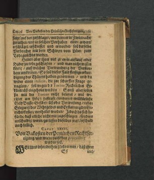 Caput XXXVI. Von Unkosten der Peinlichen Rechtfertigung/ und wie ein denselben procederit werden soll.