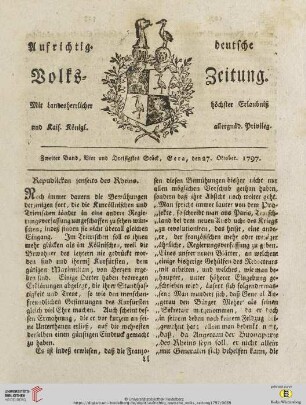 Zweiter Band. Vier und Dreißigstes Stück