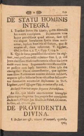 De Providentia Divina