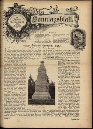 Ausgabe vom Sonntag, den 15. Oktober 1899.