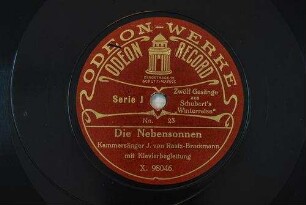 Die Nebensonnen : zwölf Gesänge aus Schubert's "Winterreise" / [Franz Schubert]