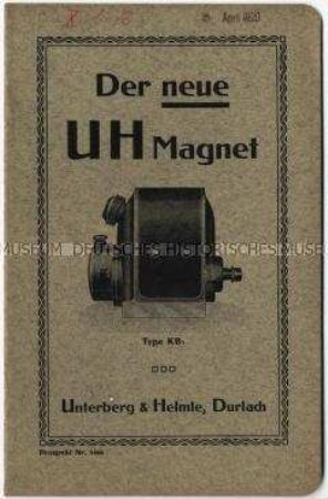 Motor-Zündung Typ KB1