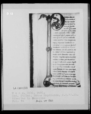 Codex 51/204, Wibertus in Genesius, fol. 1v