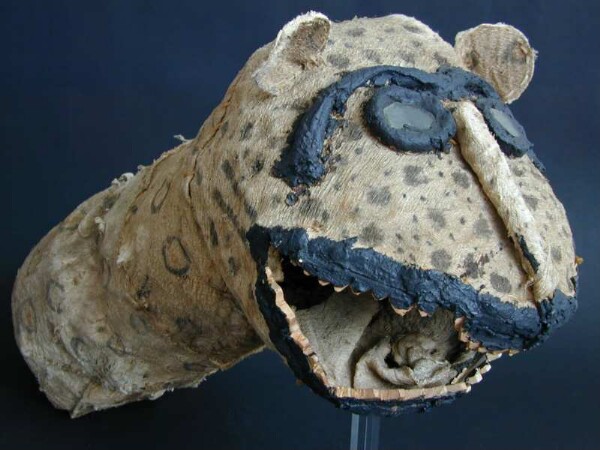 in the shape of a jaguar head