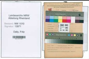 Entnazifizierung Fritz Dally , geb. 30.06.1892 (Landwirt)