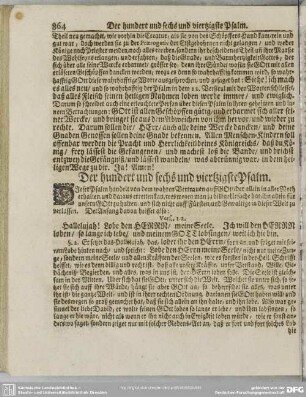 Der hundert und sechs und viertzigste Psalm