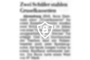 Zwei Schüler stahlen Gruselkassetten