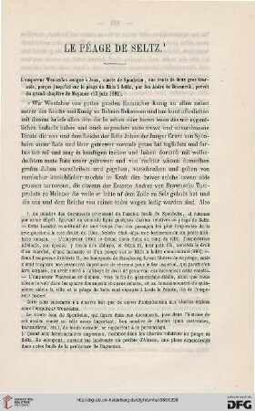 2.Ser. 6.1869: Le péage de Seltz