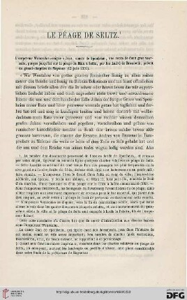 2.Ser. 6.1869: Le péage de Seltz