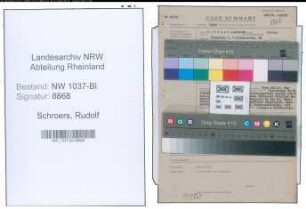 Entnazifizierung Rudolf Schroers , geb. 03.07.1905 (Richter)