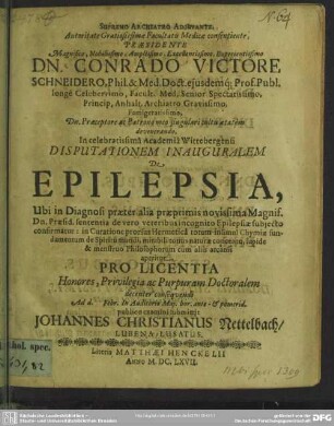 De epilepsia