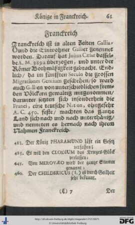 Franckreich.