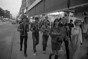 Hippies in Karlsruhe.