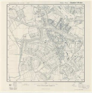 Wersten, Deutsche Grundkarte, Blatt 112