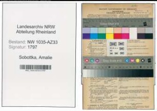 Entnazifizierung Amalie Sobottka , geb. 04.01.1912 ()