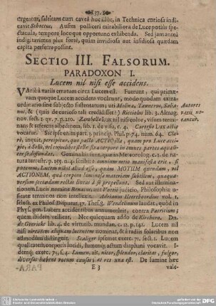 SECTIO III. FALSORUM.