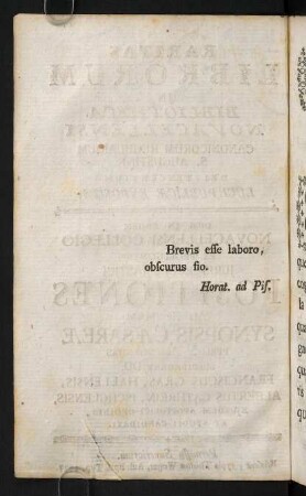 Ad Lectorem