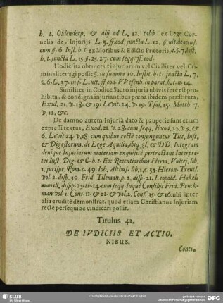 Titulus 42. De Iudiciis Et Actionibus