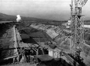 Baustelle Schleuse Erlabrunn/Main