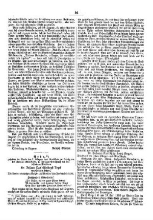 Rede, zum Gedächtniss des entschlafenen Direktors Dr. Johann Carl Christoph Vogel