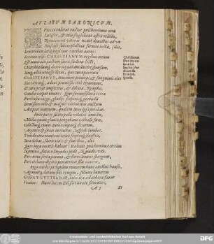 Aulaeum Saxonicum.