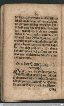 Von der Bewegung und der Ruhe