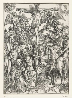 Christus am Kreuz, Blatt 8 der Folge "Große Passion (vor dem Text)"