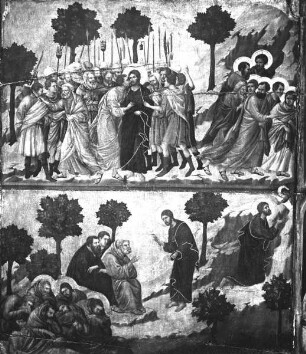 Ehemaliges Altarretabel des Domes — Rückseite: Christus am Ölberg und Judaskuß