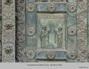 Bronzetür des Westportals : Daniel und Amos