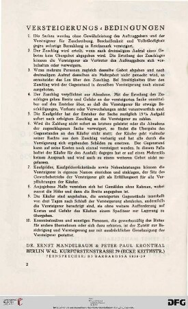 Antiquitäten, Gemälde : Aubusson- und Perser-Teppiche, Schiedmeyer-Flügel, Frigidaire ; [29. Juli 1936]