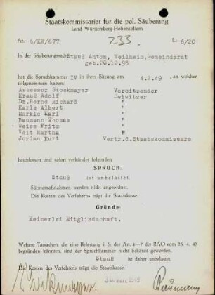 Stauß, Anton